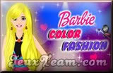 Jeu barbie color fashion